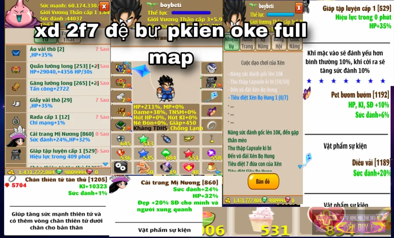 acc vip 2f7 đệ bư all pkien glt 6-7s